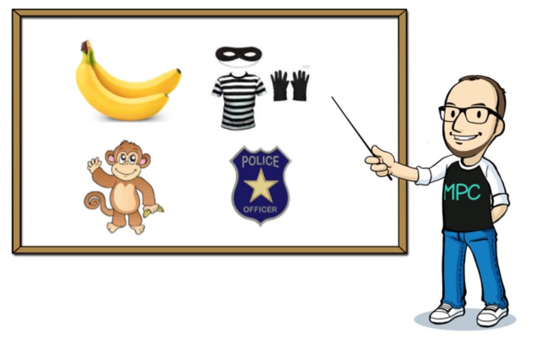 The banana stealing monkey police: All about ambiguity